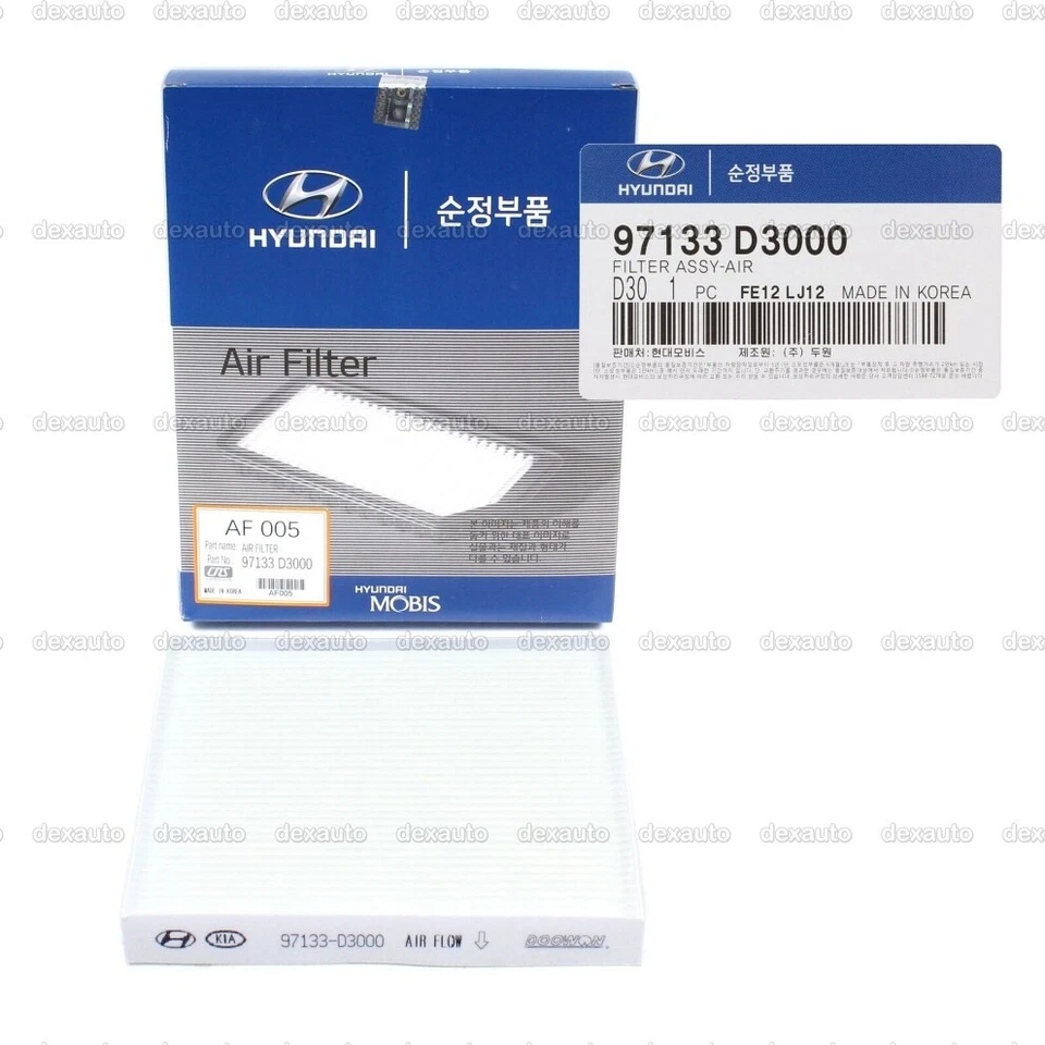 Filtro de aire de cabina 97133D3000 para Hyundai Tucson 2016-2018 Foto 3 de 4