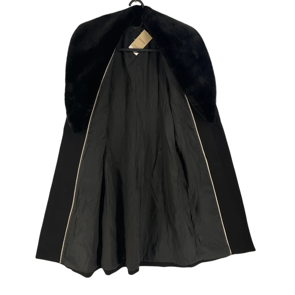 Mango MNG Comprometido Mujeres Abrigo De Mezcla De Lana Negro Talla S - Imagen 4 de 4