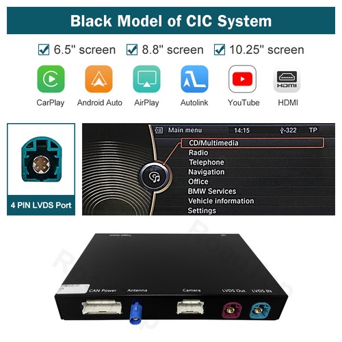 Wireless Carplay Android Auto Interface GPS Für BMW X3 F25 G01 X4 F26 NBT CIC - Afbeelding 11 van 14