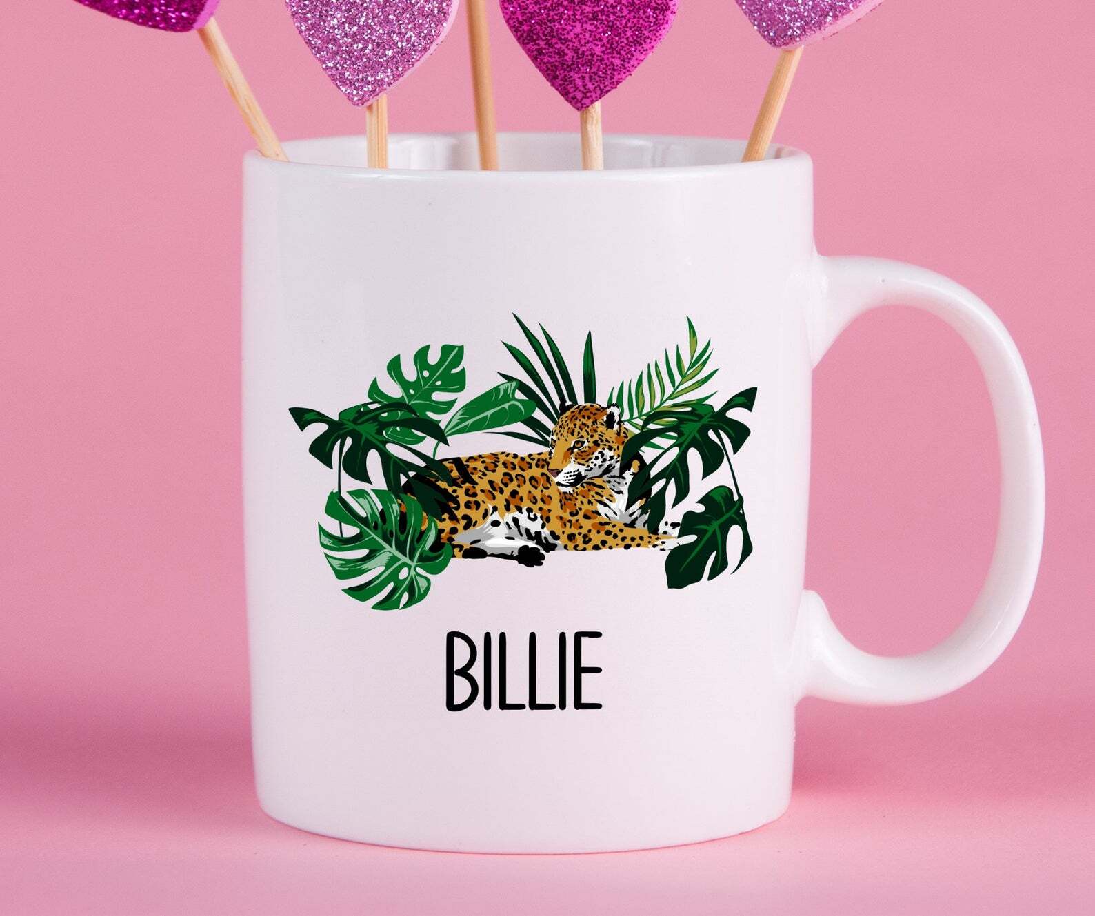 Personalized Leopard Mug Leopard Gift Ideas Leopard Cup Gifts For Leopard Lovers