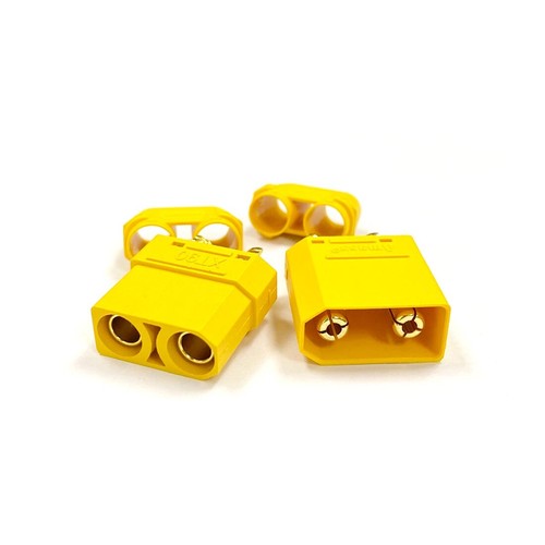 1 pair XT90 4.5mm Bullet Connector Male/Female with sheath For RC Model NEW - Picture 3 of 5