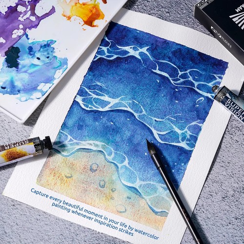 Super Vision Layered Watercolor Pigment Master-level WaterColor Paint 15ml Tubes - Picture 5 of 10