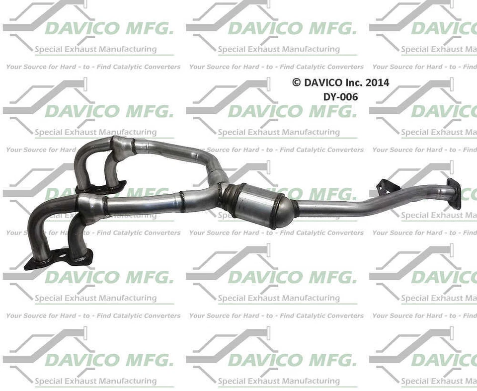 Convertidor catalítico-ajuste exacto Davico DY-006 se adapta a 88-90 Subaru XT 2,7 L-H6 Foto 3 de 3