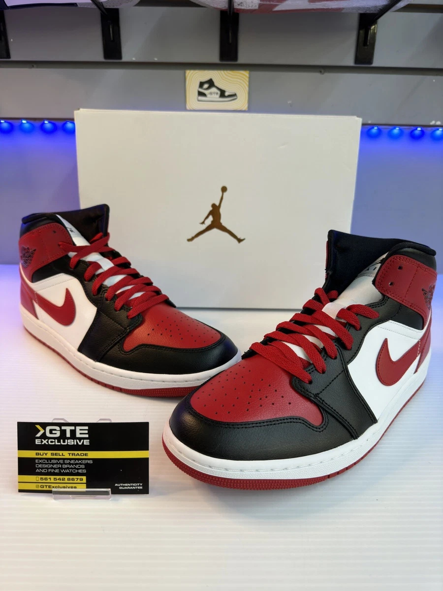 Size 11.5w 10m Jordan 1 Mid Alternate Bred Toe