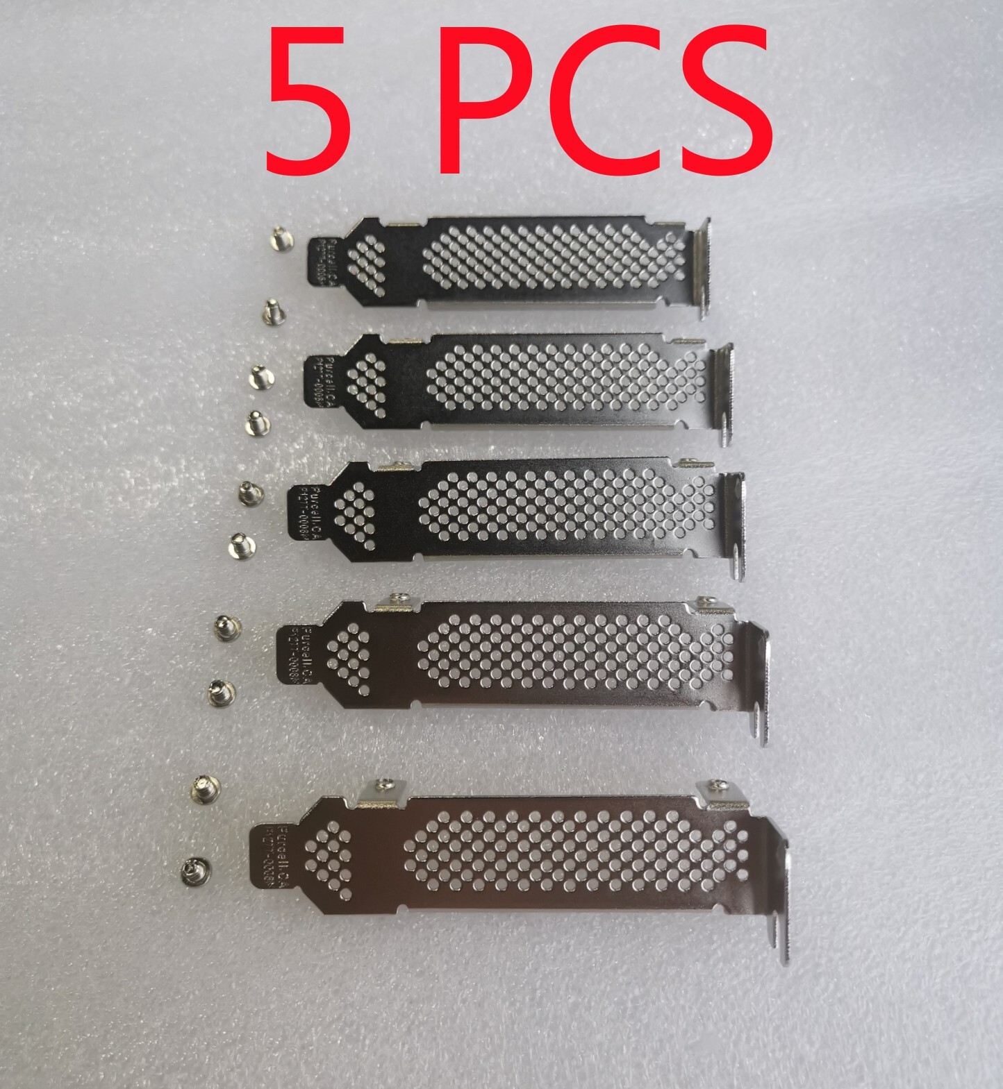 10 Pcs Low Profile Io Backplate Bracket IBM M1015 LSI 9260-8i 9211 HP - Foto 4