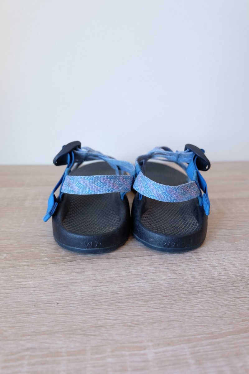 Chaco ZX/1 Sandals Classic Shoe Blue Pink Geometric 7 Sport Water