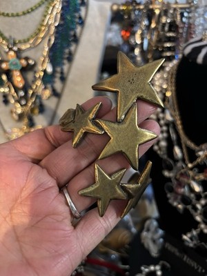 Avant Garde Paris Star Arm Cuff, Heavy brass
