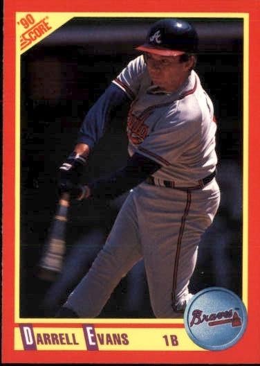 1990 Score #302 Darrell Evans