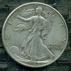 1942 USA Silver Walking Liberty Half Dollar  R83