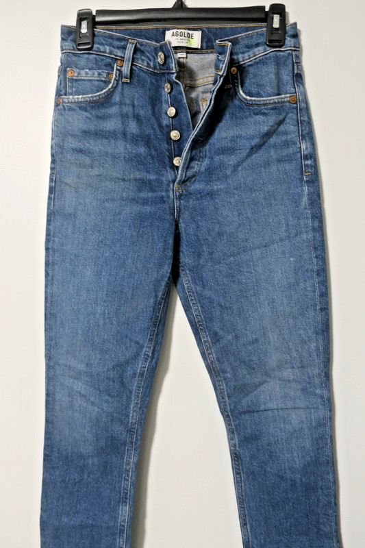 AGOLDE Stretch Button Fly Nico Jeans Size 24