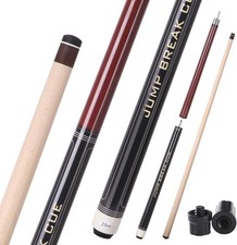 Heavy Hitter 3-Piece Jump Break Cue Stick 23oz Heavy Jump Break Pool Cue,58 inch