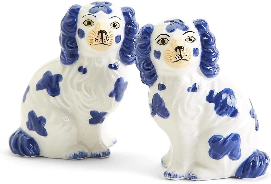 Two's Company Staffordshire Dog Salt & Pepper Shakers - Thumbnail 3