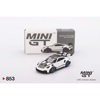 Mini GT - Porsche 911 (992) GT3 RS Weissach Package White-Blue - MGT00853 (Lhd)