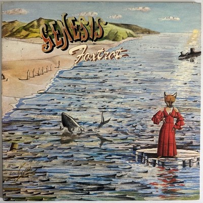 GENESIS FOXTROT LP VINYL CHARISMA UK 1972 LARGE HATTER PORKY 1U/1U VG++/EX