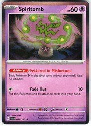 Spiritomb 089/193 Paldea Evolved Holo Rare