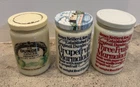 Lot of 3 Vintage James Keiller & Son Ltd. Dundee Milk Glasses 16 oz