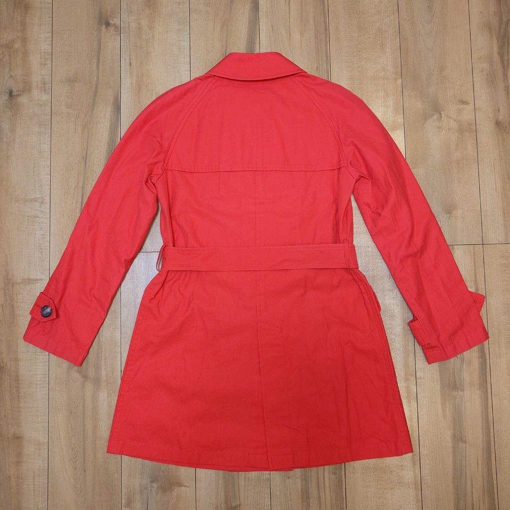 Vintage Burberry's Blue Label Trench Coat Red Mid US S Japan thumbnail 16