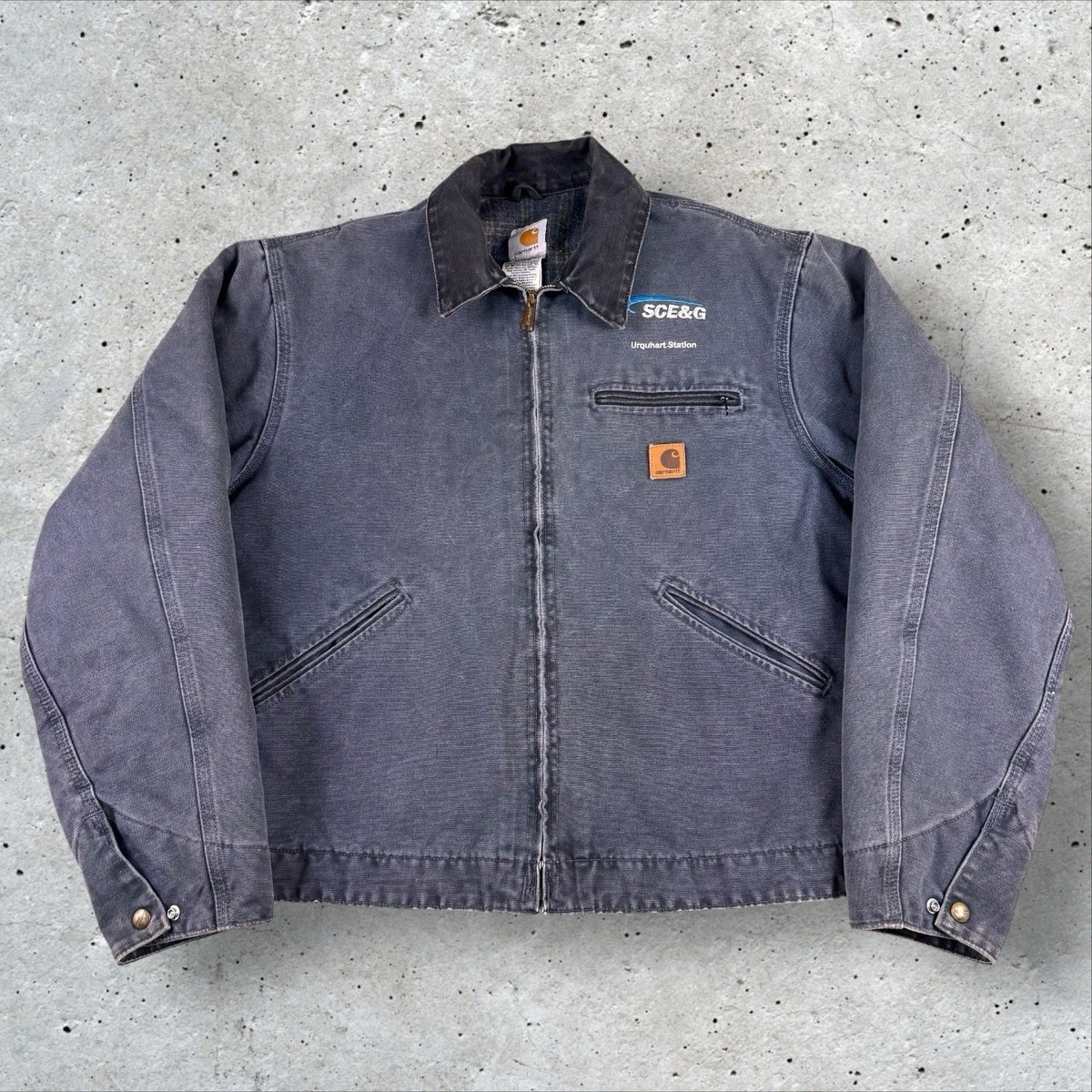 ジャケット・アウター 90'Carhartt blanket liner detroit jacket VTG 1989 M CARHARTT BLANKET LINED 100 YEAR ANNIVERSARY