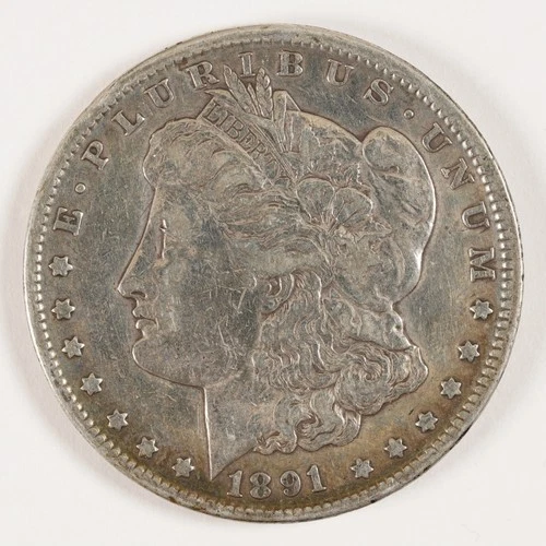 1891-CC Morgan Dollar $1 Carson City VF Details 31411