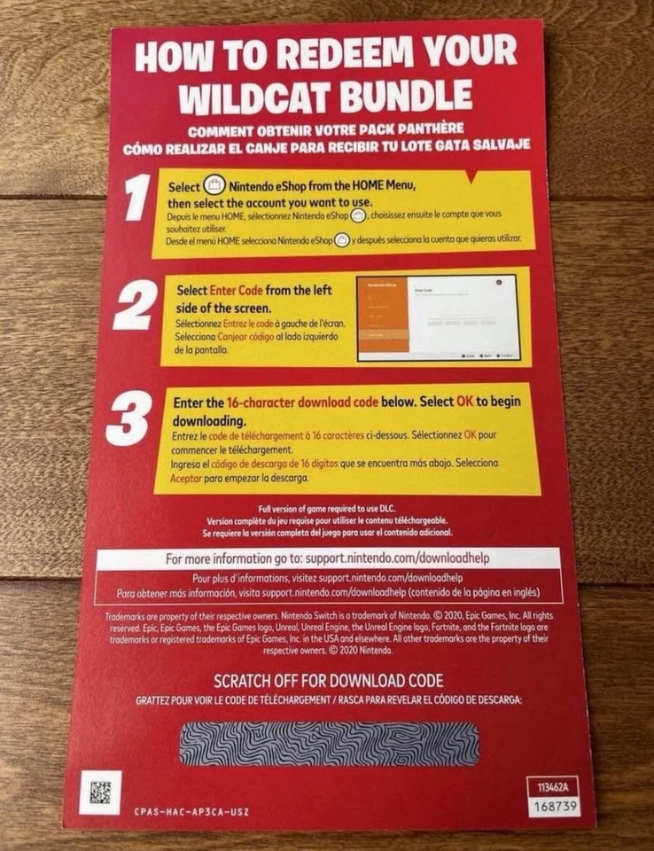 Nintendo Switch Fortnite Wildcat Code (Hit disc0rd megfox124xo) - Image 3 of 3