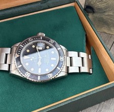 Rolex Submariner 16800 1982 Matte Dial Black Ghost Bezel 40mm Watch