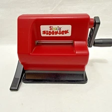 Sizzix Sidekick Red Die-Cutting and Embossing Machine Manual Portable EUC