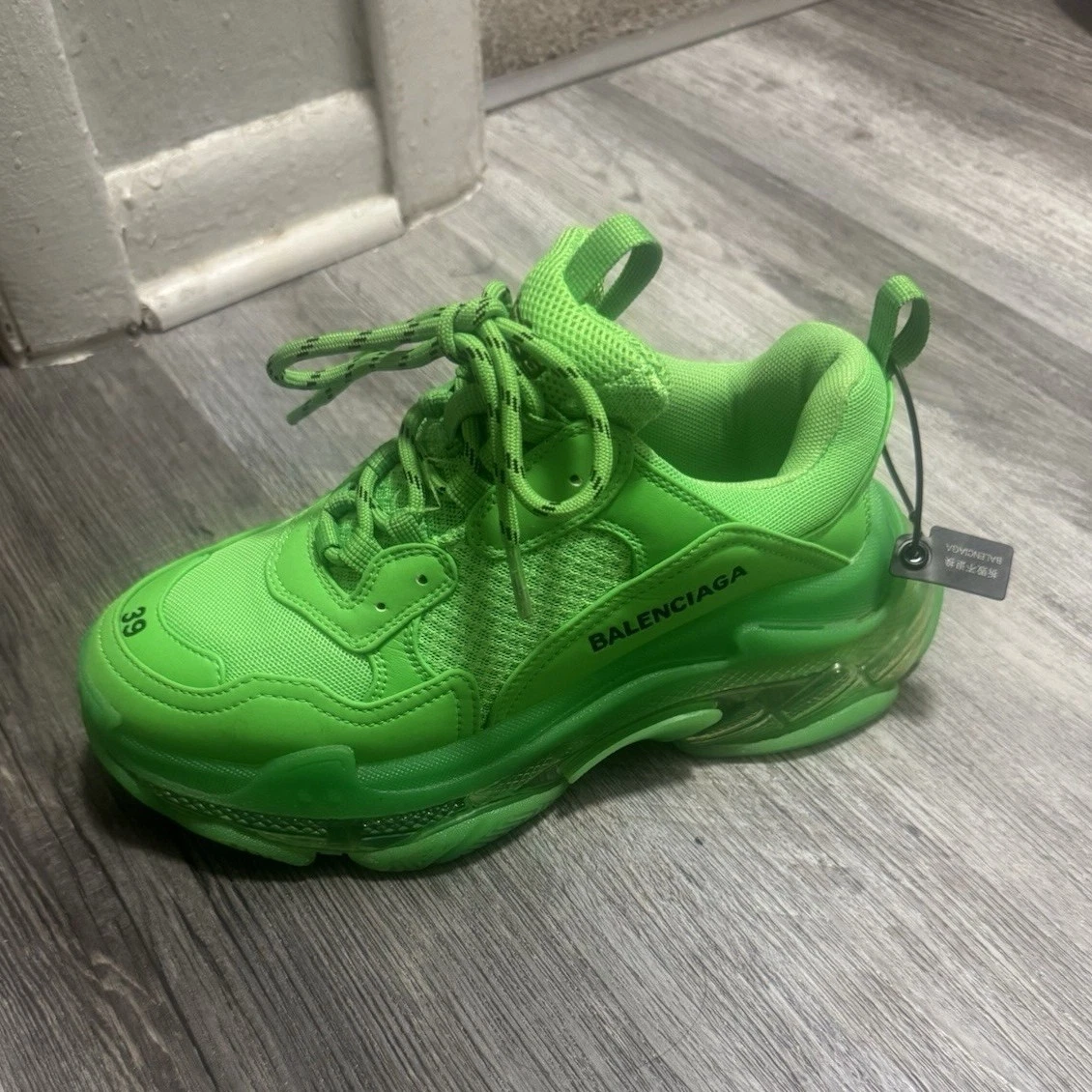 Balenciaga Triple S Green for sale | eBay