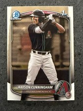 2025 Bowman Draft 1st Bowman Chrome #BDC-84 Kayson Cunningham Diamondbacks