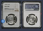 1958D FRANKLIN HALF DOLLAR NGC MS64