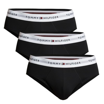 TOMMY HILFIGER Herren Slips Cotton Stretch Baumwolle 3er Pack UMOUM03471-0XK