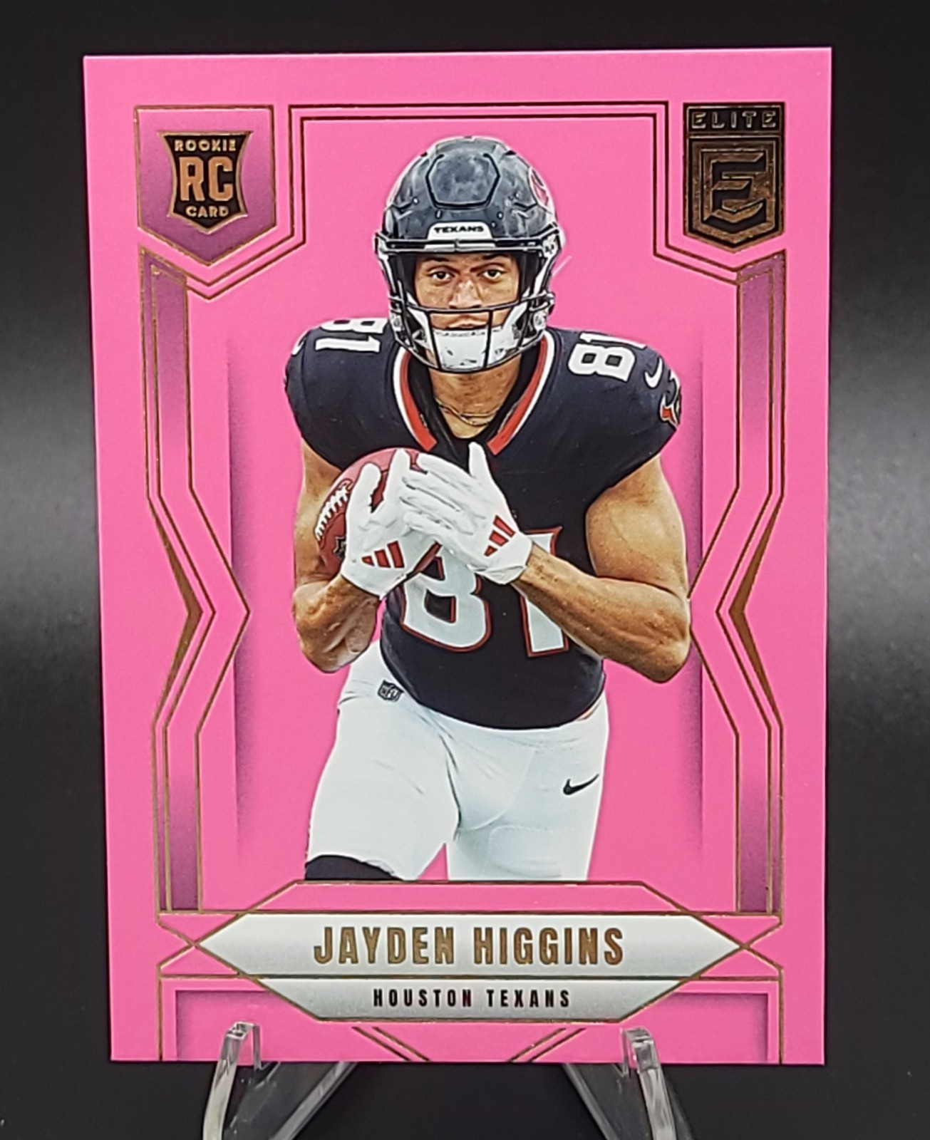 2025 Panini Donruss Elite - Rookies Jayden Higgins #134 Pink Insert (RC)