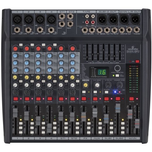 Soundsation Alchemix 402FX Mischpult 4-Kanal mit Effekten USB Interface Neu 43190₽