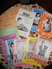 Documentation PASSAP, machine à tricoter. Modèles, guide.