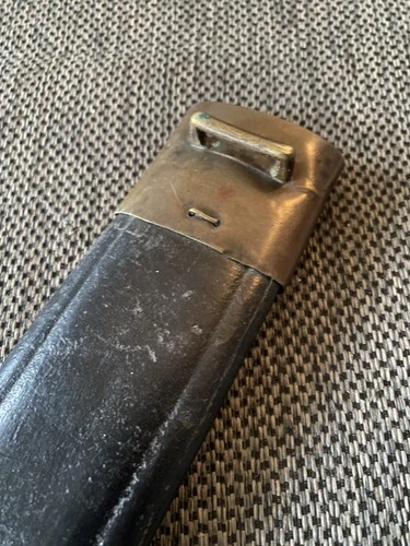 Antique Artillery Short Sword Saber Scabbard - Civil War French M1831 ? Sheath