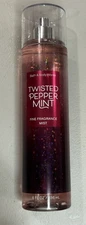 Bath and Body Works TWISTED PEPPERMINT Fine Fragrance Mist Spray 8 OZ *New*