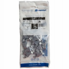 10 Pack - Gripple Barbed Wire T Post Clips, 12.5 Gauge, 10-Pk. - 288463