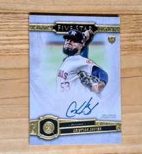 2021 Topps Five Star Cristian Javier #FSA-CJ Rookie Auto Houston Astros