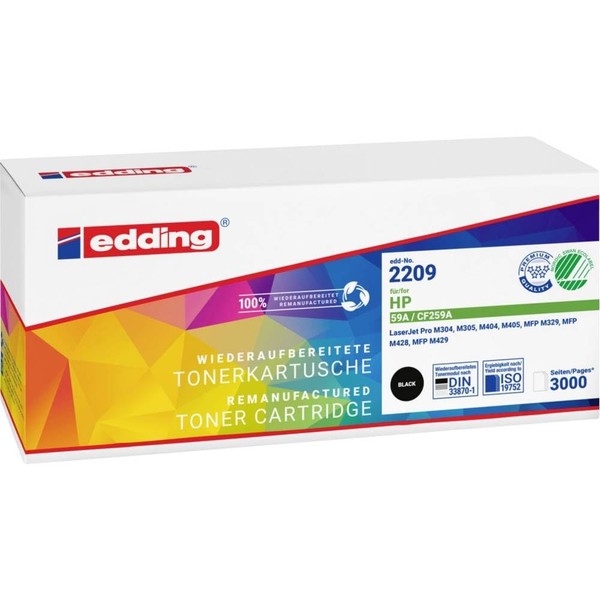 Edding Toner Replacement For HP 59A, CF259A Compatible Black 3000 Pages EDD-2209-image