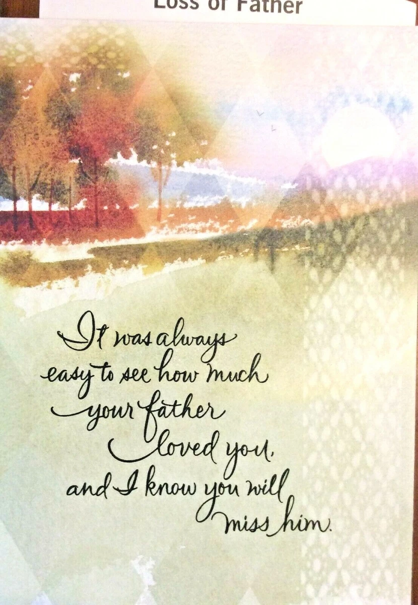 Sympathy Cards Father