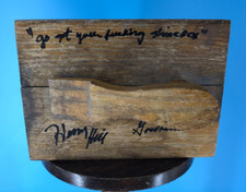 Henry Hill Signed Goodfellas Shoebox + 2 Signed Items One of a Kind