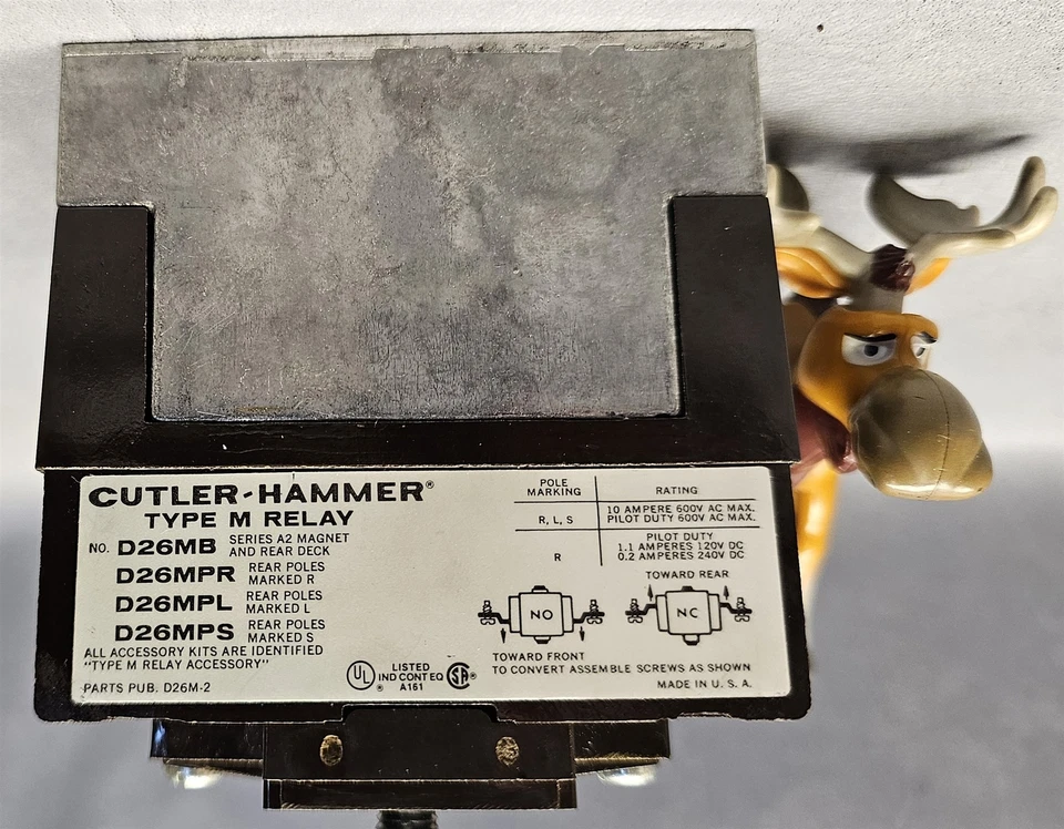 Катушка реле Cutler Hammer D26MB D26MPR D26MPL D26MPS тип M 120 В - Изображение 4 из 4
