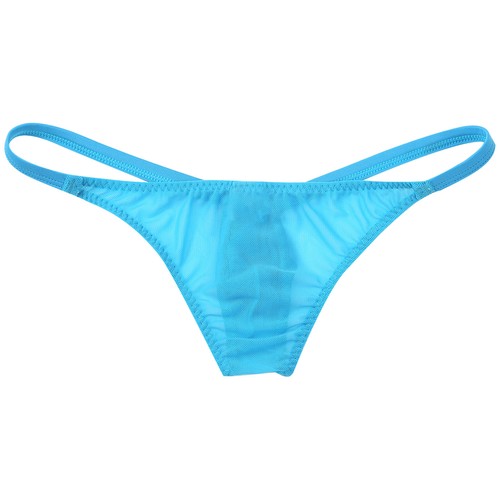 AU Men's See Through Silk Briefs G-string Thongs Bulge Pouch Panties Underwear - Picture 37 of 59