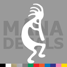 Kokopelli Vinyl Die Cut Decal Sticker - Native American Fertility Agriculture