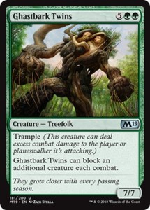 Ghastbark Twins x4 - Magic 2019 - NM-Mint, English - Magic 2019