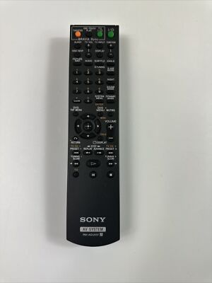 RM-ADU007 Remote Control For Sony RM-ADU007A 148057011 DVD Home Theater System
