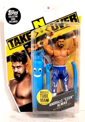 WWE NXT Take Over Andrade ''Cien'' Almas Figure Build a Tube Man New Fast Ship!