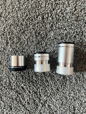 Meade Silver Plossl eyepiece set 1