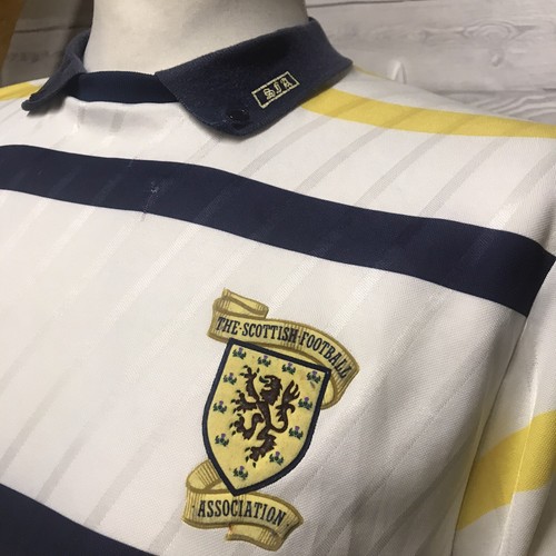 Scotland Away Official Original Football Shirt Season 1988/1990 Size Medium - Picture 7 of 14