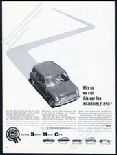 1960 Mini Cooper Austin 850 Photo Bmc Vintage Print Ad 1960 Mini Cooper Austin 850 Photo Bmc Vintage Print Ad
