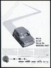 1960 Mini Cooper Austin 850 photo BMC vintage print ad